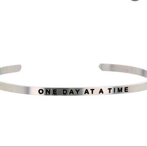 MantraBand One Day at a time cuff bracelet